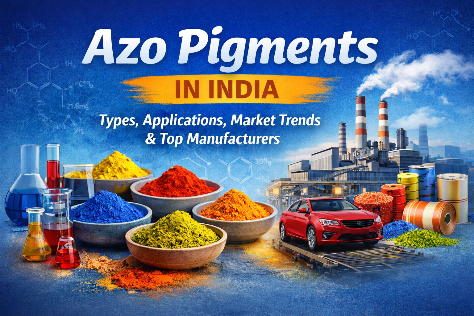 Azo Pigments in India: Types, Applications, Market Trends, and Top Manufacturers