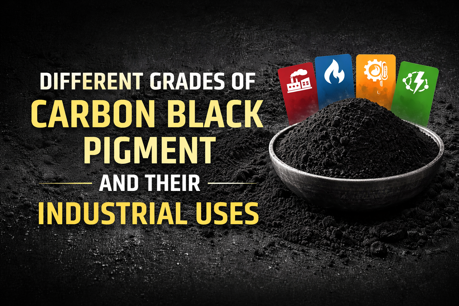 Different Grades of Carbon Black Pigment and Their Industrial Uses